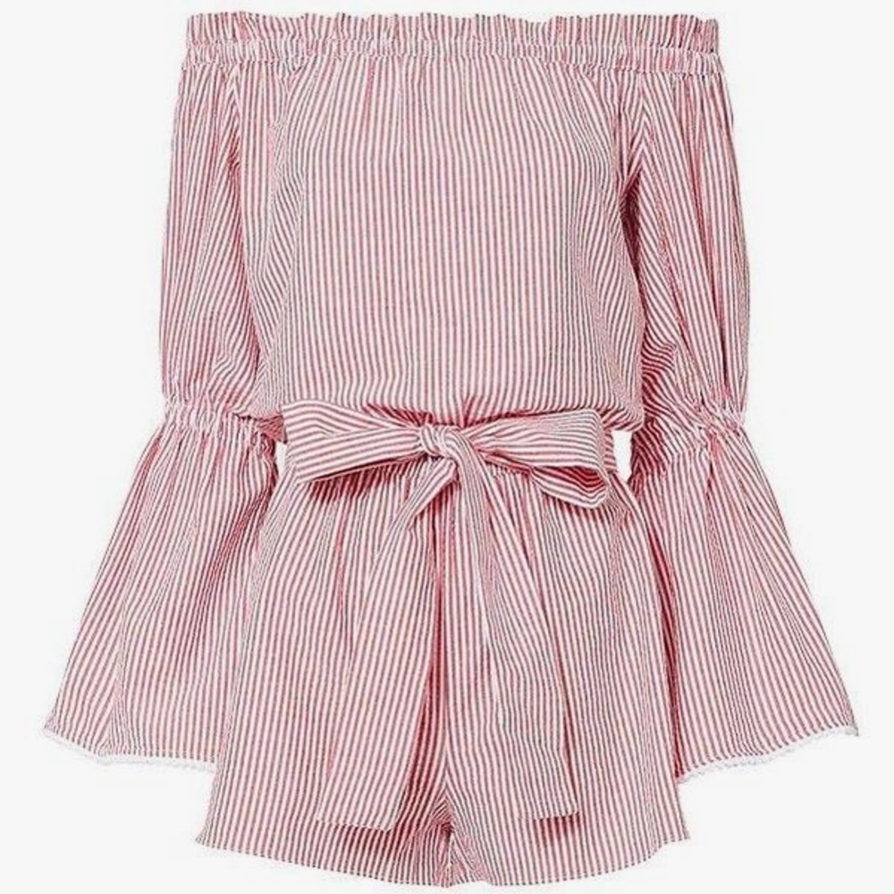 Alexis Carolina Red Romper
